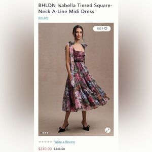 Anthropologie dress 6 floral